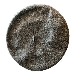Vintage Gray Wool Beret
